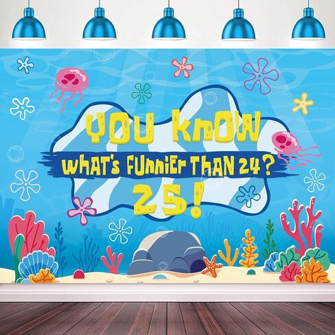 زخارف حفلة عيد ميلاد بلو أوشن بانر لافتة 5 × 3 قدم ما أكثر تسلية من 24 25 ديكورات عيد ميلاد لافتة الخلفية in Kuwait