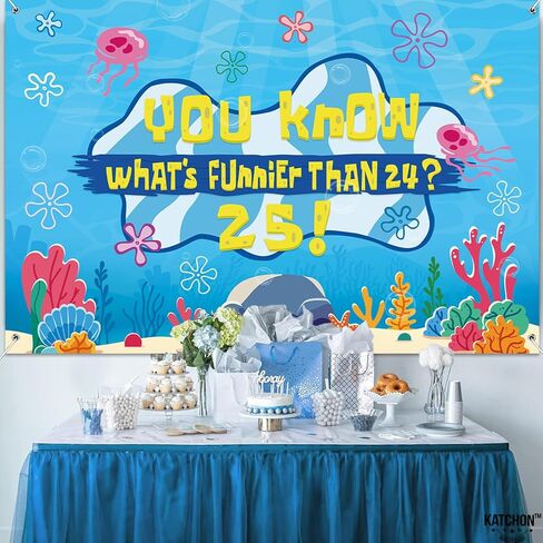 زخارف حفلة عيد ميلاد بلو أوشن بانر لافتة 5 × 3 قدم ما أكثر تسلية من 24 25 ديكورات عيد ميلاد لافتة الخلفية in Kuwait