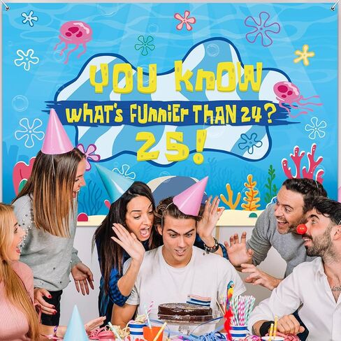 زخارف حفلة عيد ميلاد بلو أوشن بانر لافتة 5 × 3 قدم ما أكثر تسلية من 24 25 ديكورات عيد ميلاد لافتة الخلفية in Kuwait