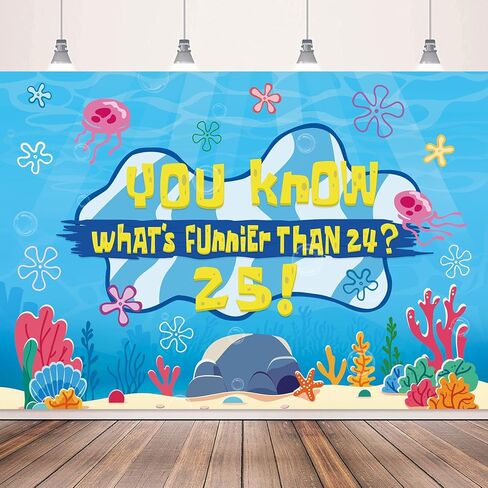 زخارف حفلة عيد ميلاد بلو أوشن بانر لافتة 5 × 3 قدم ما أكثر تسلية من 24 25 ديكورات عيد ميلاد لافتة الخلفية in Kuwait