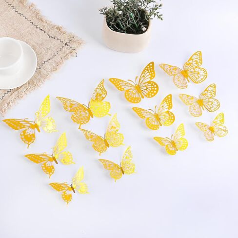 100 pcs النجوم المضيئة ملصقات الجدار البلاستيكي الجداريات الشارات الشارات في الظلام للفن المنزلي ديكور السقف جدار تزيين غرفة نوم غرفة نوم صفراء DJA15-13 in Saudi Arabia