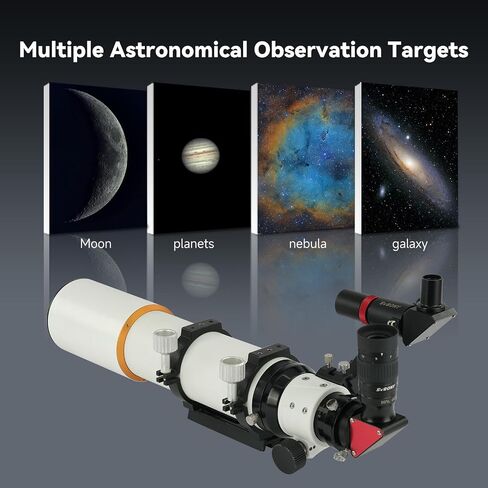 SVBONY SV503 Telescope, 80ED F7 Telescope for Adults High Powered, with SV182 Finderscope, SV135 Zoom Eyepiece, SV188P Dielectric Mirror Star Diagonal, Universal Dovetail Base, for Astro Observation in Saudi Arabia
