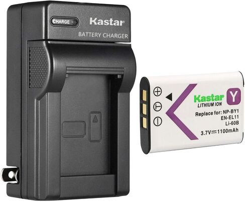 kastar ac wall battery charger action for pentax d-li78 dli78 battery ، pentax d-bc78 charger ، pentax optio l50 optio m50 optio m60 optio s1 optio v20 optio w60 optio w80 cameras in Saudi Arabia