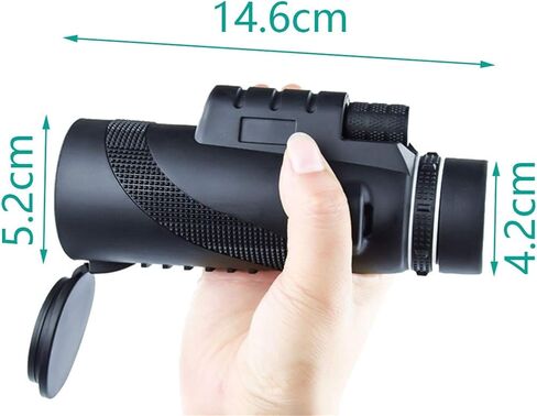 Type 1: 40x60 Monocular Telescope for Adults - Green Film, Long Range Zoom, Optical Tourism Scope for Bird Watching & Outdoor Sightseeing in Saudi Arabia