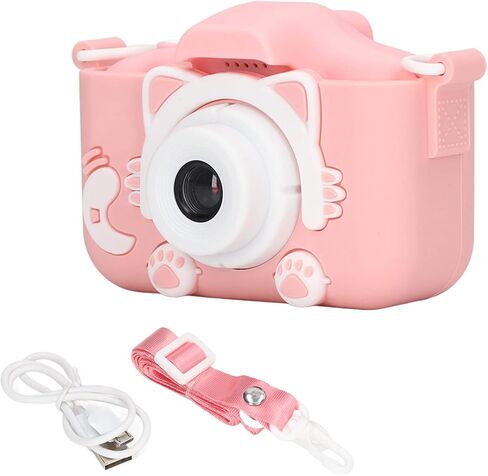 RitoeasySports Colorful Kids Camera ، 2000W Pixel Auto Focus Mini Camera Digital Digital مع عوامل HD Display Scase و Lanyard لسهولة الحمل (الأزرق in Kuwait