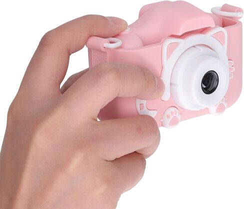 RitoeasySports Colorful Kids Camera ، 2000W Pixel Auto Focus Mini Camera Digital Digital مع عوامل HD Display Scase و Lanyard لسهولة الحمل (الأزرق in Kuwait