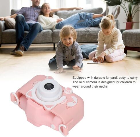 RitoeasySports Colorful Kids Camera ، 2000W Pixel Auto Focus Mini Camera Digital Digital مع عوامل HD Display Scase و Lanyard لسهولة الحمل (الأزرق in Kuwait