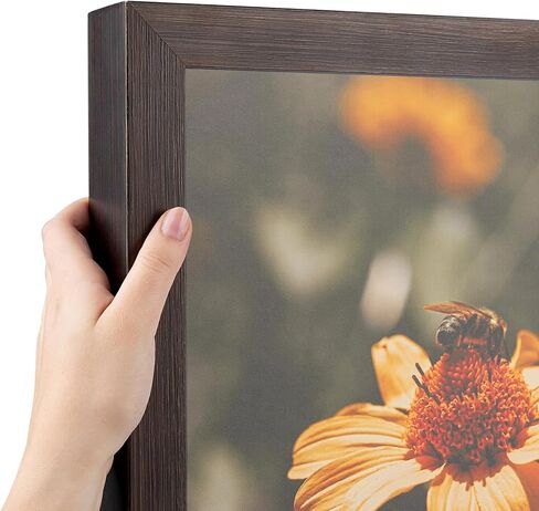 ArtToFrames 10x37 Inch Silver Picture Frame, This 1.38 Inch Custom Wood Poster Frame is Anique Silver, Great for Your Art or Photos - Comes with Economy Acrylic in Kuwait