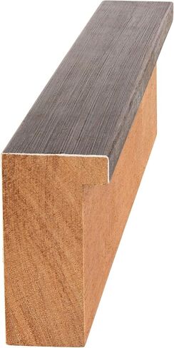 ArtToFrames 10x37 Inch Silver Picture Frame, This 1.38 Inch Custom Wood Poster Frame is Anique Silver, Great for Your Art or Photos - Comes with Economy Acrylic in Kuwait