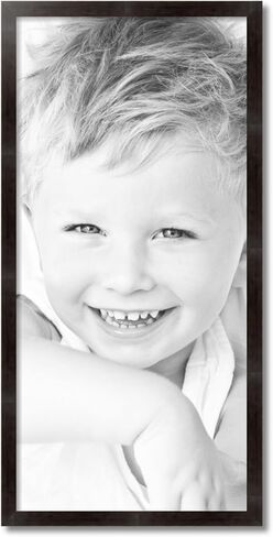 ArtToFrames 10x37 Inch Silver Picture Frame, This 1.38 Inch Custom Wood Poster Frame is Anique Silver, Great for Your Art or Photos - Comes with Economy Acrylic in Kuwait