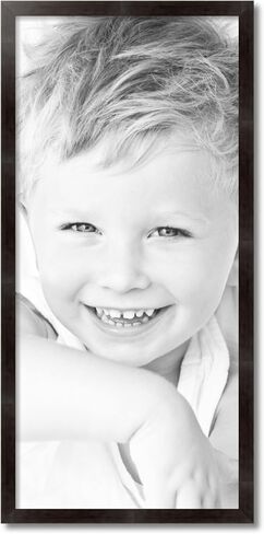 ArtToFrames 10x37 Inch Silver Picture Frame, This 1.38 Inch Custom Wood Poster Frame is Anique Silver, Great for Your Art or Photos - Comes with Economy Acrylic in Kuwait