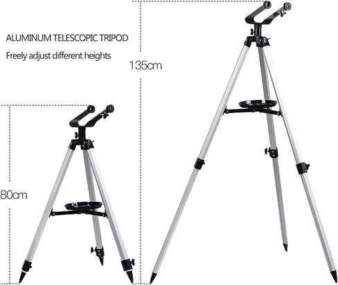 Super Binoculars Telescope for Beginners 525X-35X 76mm HD Refractor Telescope for Astronomy Adult Starter Scope Refractor Telescopes with Tripod+Finder Scope+2Extender+Moon Filter+3 Eyepiece in Saudi Arabia