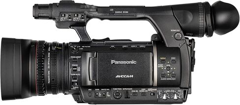 Panasonic AG-AC160 AVCCAM HD Camcorder-22x Zoom Lens ، مستشعر 3MOS ، فتحات بطاقة SD المزدوجة ، 1080p/60p تسجيل + 2x 128GB بطاقة الذاكرة + ميكروفون خارجي + 7 "شاشة 4K + سماعات ستيريو + أكثر in Kuwait