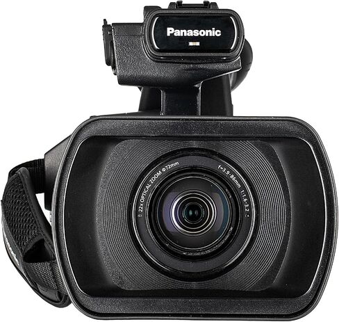 Panasonic AG-AC160 AVCCAM HD Camcorder-22x Zoom Lens ، مستشعر 3MOS ، فتحات بطاقة SD المزدوجة ، 1080p/60p تسجيل + 2x 128GB بطاقة الذاكرة + ميكروفون خارجي + 7 "شاشة 4K + سماعات ستيريو + أكثر in Kuwait