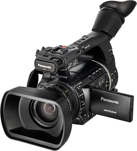 Panasonic AG-AC160 AVCCAM HD Camcorder-22x Zoom Lens ، مستشعر 3MOS ، فتحات بطاقة SD المزدوجة ، 1080p/60p تسجيل + 2x 128GB بطاقة الذاكرة + ميكروفون خارجي + 7 "شاشة 4K + سماعات ستيريو + أكثر in Kuwait