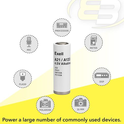 Exell Battery A21PX Battery Fits Praktica EE2 EE3 LLC PLC2 PLC3 VLC in Saudi Arabia