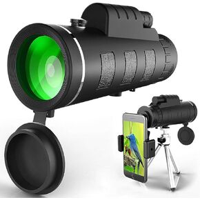 HD Telescope High Power Bak4 HD Monocular Monocular مع ترايبود حامل الهاتف الذكي للهاتف الخلوي. HD أحادي لمشاهدة الطيور in Saudi Arabia