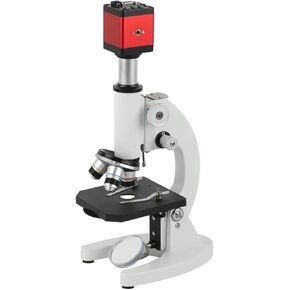 ZTBH Microscope Accessories Kit 40X - 640X Student Biological Microscope Laboratory Professional Biological Trinocular Microscope with HDMI USB Video Camera Microscope Slides (Color : 37MP HDMI USB) in Kuwait