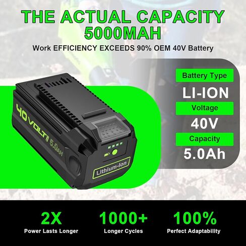 40V 4.0AH بديلة بديل لـ Greenworks 40V 29472 29462 2901319 24282 24252 21332 25322 20672 2101602 20312 24322 21362 26272 أدوات الطاقة اللاسلكية in Saudi Arabia