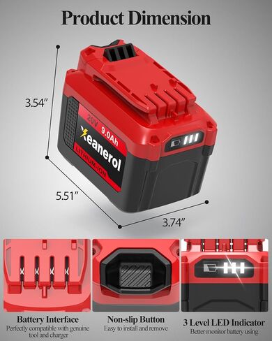تم ترقيته ببديل 9.0AH للبطارية 20V المتوافقة مع حرفي V20 20 فولت ليثيوم أيون بطارية CMCB202 CMCB202-2 CMCB201 CMCB204-2 CMCB204 CMCB205 أدوات الطاقة اللاسلكية in Kuwait