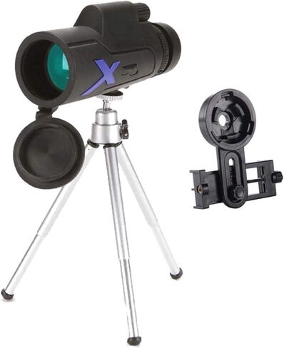 High Power Telescope 12x50 Monocular Telescope Portable Monocular Compact with Night Vision BAK4 Prism FMC Lens Monocular with and Tripod in Saudi Arabia