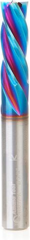 Amana Tool Spektra Extreme Tool Life Solid Carbide CNC Down-Cut Spiral Plunge Router Bit, 46057-K, 3/8 Dia x 1 CH x 3/8 SHK 3 Inch Long 4 Flute in Saudi Arabia