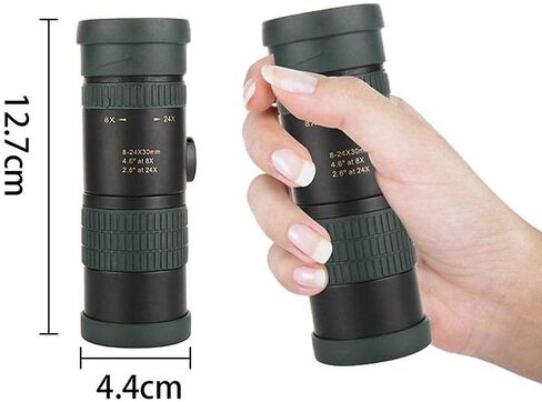 Monocular Telescopes 8-24X30 Mini Black Telescope Suitable for Adult and Children Travel Bird Watching Outdoor Watching Ball Game Concerts in Saudi Arabia