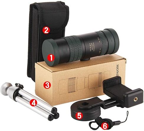 Monocular Telescopes 8-24X30 Mini Black Telescope Suitable for Adult and Children Travel Bird Watching Outdoor Watching Ball Game Concerts in Saudi Arabia