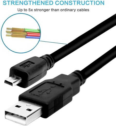 كابل USB Guy-Tech 3.3ft لكاميرا Panasonic Lumix DMC-GF1 DMC-FX150 DMC-FP5 DMC-FH7 in Kuwait