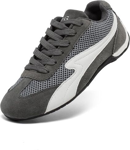 OFG Women's Fashion Retro Sneakers Slip-Resistant Walking Shoes Lace Up Low Top Causal Tennis Skate Shoes in Kuwait
