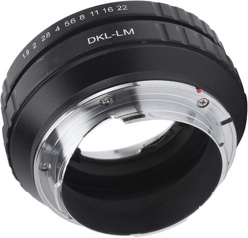 DKLLM Alloy Lens Adapter Ring for DKL Mount Lens to Fit for M9, MP, M3, M5, M7, M8, M2, M4, M4-2, M4-P, M6 Camera Body in Saudi Arabia