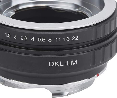 DKLLM Alloy Lens Adapter Ring for DKL Mount Lens to Fit for M9, MP, M3, M5, M7, M8, M2, M4, M4-2, M4-P, M6 Camera Body in Saudi Arabia