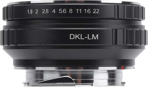 DKLLM Alloy Lens Adapter Ring for DKL Mount Lens to Fit for M9, MP, M3, M5, M7, M8, M2, M4, M4-2, M4-P, M6 Camera Body in Saudi Arabia
