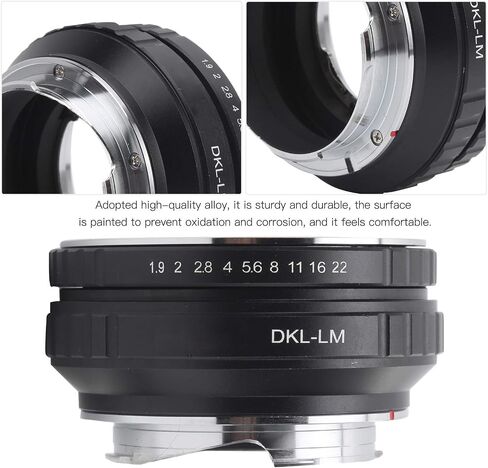 DKLLM Alloy Lens Adapter Ring for DKL Mount Lens to Fit for M9, MP, M3, M5, M7, M8, M2, M4, M4-2, M4-P, M6 Camera Body in Saudi Arabia