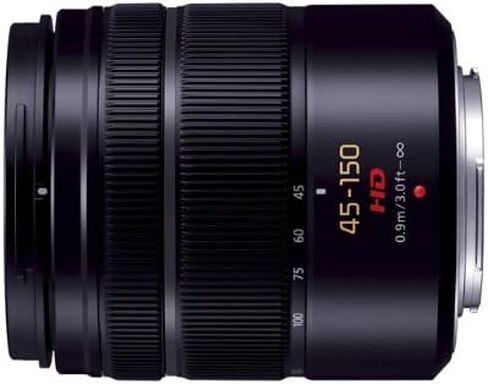 Panasonic Lumix G vario 45-150mm/F4.0-5.6 Asph./Mega O.I.S. عدسة H-FS45150-K (النموذج الدولي) (متجدد) in Kuwait