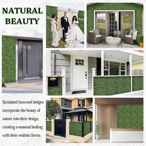 لوحة الظهر الاصطناعية لفة الخشب الخلفية: 40 "x120" UV-Anti Greenery Faux Grass Wall Medd in Saudi Arabia