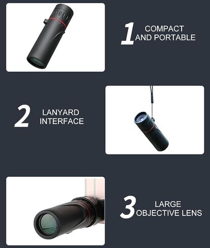 Mini Telescope for Adults,Waterproof Monocular Telescope for Camping,Travelling in Saudi Arabia