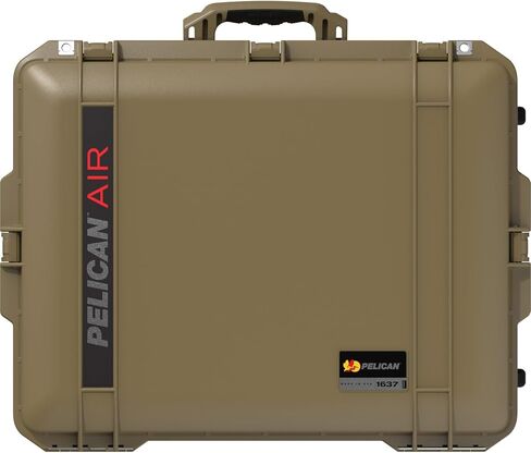 Pelican Air 1637 Multi Guffical Hard Case No Foam (علبة فارغة) للكاميرا ، الطائرات بدون طيار ، معدات ، ترس ، إلكترونيات ، براغي ، التخييم ، السفر والمسدس (OCP TAN) in Kuwait