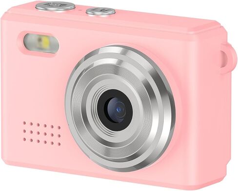 ZOPSC Keychain Digital Camera 1080p 12mp مع عرض 0.96in ، 6 مرشحات ، ضوء LED ، مسجل دراسة سفر محمول مع الحبل وسلسلة المفاتيح للأطفال المراهقين (الوردي) in Saudi Arabia
