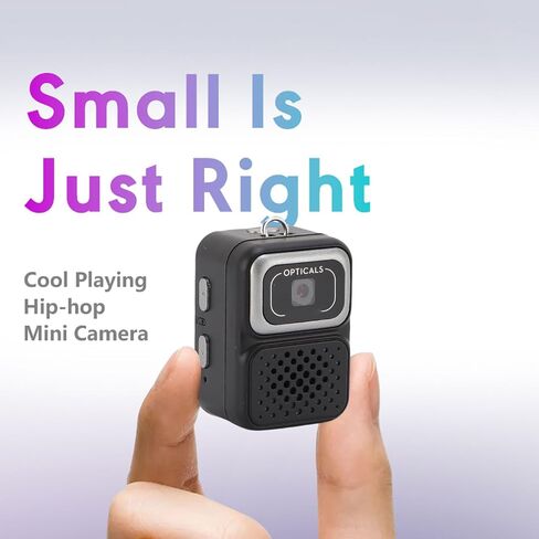 كاميرا Mini Keychain ، FHD 1080P 2MP كاميرا رقمية عتيقة مع شاشة ملونة 0.96 بوصة ، وتوسيع بطاقة SD 32GB ، للمبتدئين المراهقين (رمادي) in Saudi Arabia