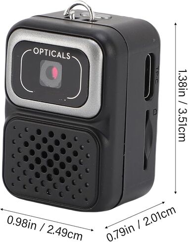 كاميرا Mini Keychain ، FHD 1080P 2MP كاميرا رقمية عتيقة مع شاشة ملونة 0.96 بوصة ، وتوسيع بطاقة SD 32GB ، للمبتدئين المراهقين (رمادي) in Saudi Arabia