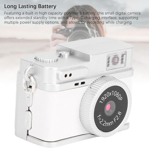 Zopsc Keychain Camera 1080P HD with Necklace and Flash, Portable Travel Recorder, Anti Loss Mini Camera for Kids Travel Recording. 180mAh (Green) in Saudi Arabia