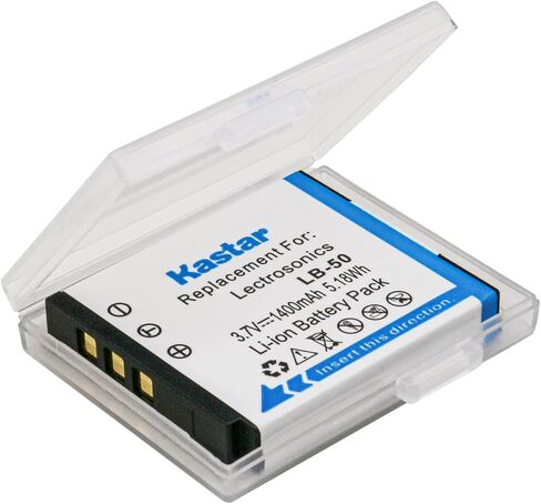 Kastar LB-50 AC Wall Battery Charger استبدال بطارية Lectrosonics LB-50 ، جهاز إرسال Lectrosonics SSM ومستقبل IFBR1B ، مستقبل IFBR1B Bodypack ، Lectrosonics 40117 in Saudi Arabia