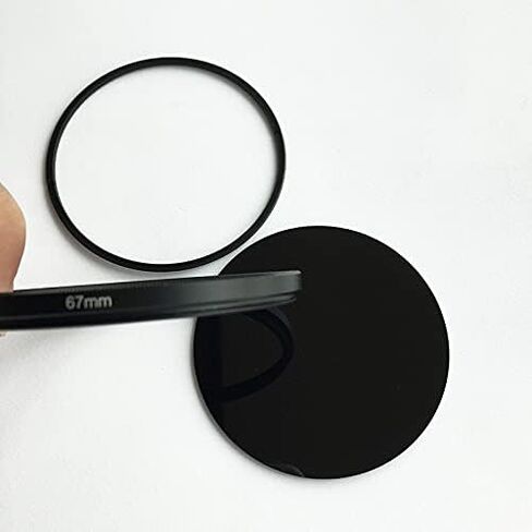 Mulitple Size 365NM UV PASS FILTER ZWB2 UG1 U- 360 ULTRAVIOLET BANDPAPP GLASS BLACK CLUSIBLE CUT (المواصفات: M30.5) in Saudi Arabia