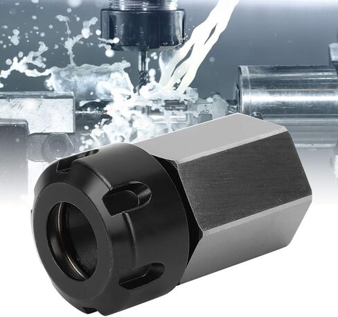 Hex Collet Chuck Silver Carbon Steel CNC Lathe Tool Holder ER32UM, High Strength, Durable, Quick Clamping for Long Parts Machining, Replaces Traditional (BognajinRgfD0cL-13) in Kuwait