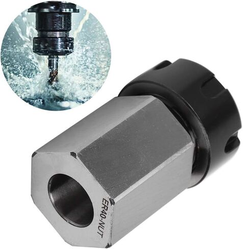 Hex Collet Chuck Silver Carbon Steel CNC Lathe Tool Holder ER32UM, High Strength, Durable, Quick Clamping for Long Parts Machining, Replaces Traditional (BognajinRgfD0cL-13) in Kuwait