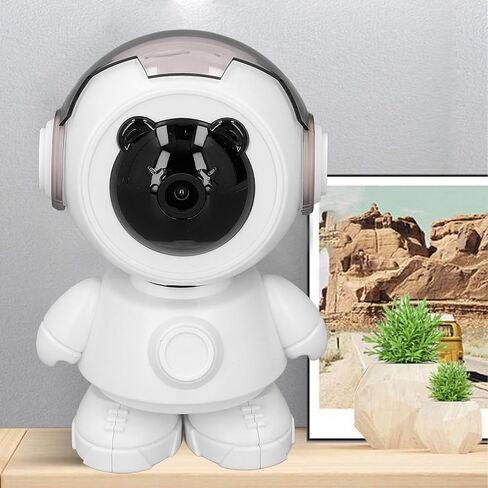 ASIXXSIX Robot Security Camera ، 1080p التتبع التلقائي عموم 355 ° TILT 45 ° IDER Home Security Camera Camera Camera مع الكشف عن الحركة ، والرؤية الليلية وطريقة 2 in Saudi Arabia
