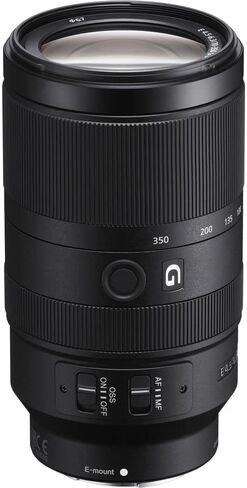Sony E 70-350mm f/4.5-6.3 G OSS Lens (SEL70350G) + 64GB Memory Card + Filter Kit + Backpack + Card Reader + Flex Tripod + Memory Wallet + Cap Keeper + Cleaning Kit + Hand Strap (Renewed) in Saudi Arabia