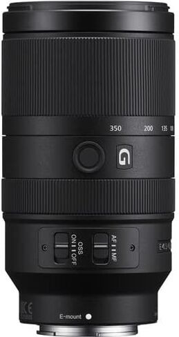 Sony E 70-350mm f/4.5-6.3 G OSS Lens (SEL70350G) + 64GB Memory Card + Filter Kit + Backpack + Card Reader + Flex Tripod + Memory Wallet + Cap Keeper + Cleaning Kit + Hand Strap (Renewed) in Saudi Arabia