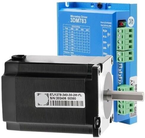 1PCS Hybrid Digital Open Loop Stepper Motor and Driver Kit 3P 3DM783-XY 60VDC 8.3A 1.6nm لقطع ليزر ثاني أكسيد الكربون (محرك 1.6NM) in Saudi Arabia